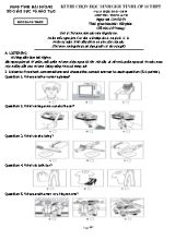 Đề thi chọn học sinh giỏi tỉnh môn Tiếng Anh Lớp 10 THPT - Năm học 2018-2019 - Sở giáo dục và đào tạo Hải Dương